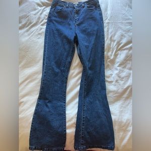 Princess Polly Rhinestone Flare Jeans